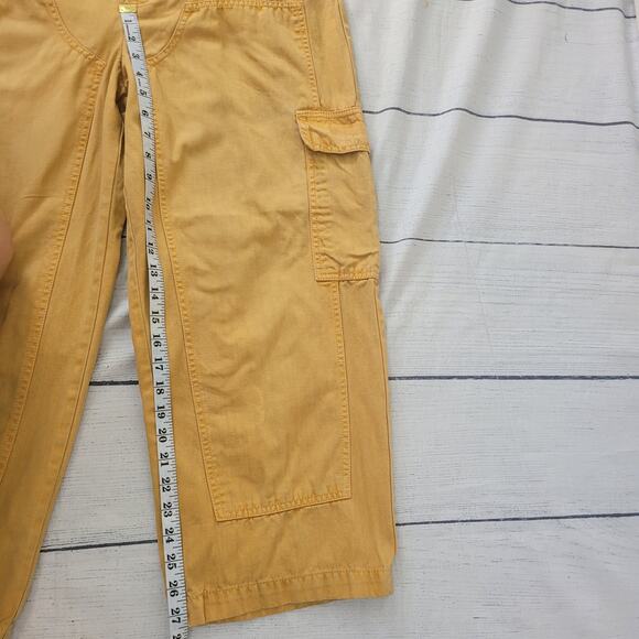 Universal Thread Size 8 Mustard Yellow Cargo Straight Leg Pants - Picture 4 of 7
